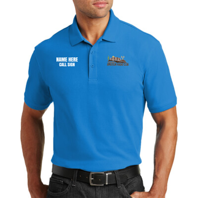 Classic Pique Polo with name & sleeve flags Thumbnail